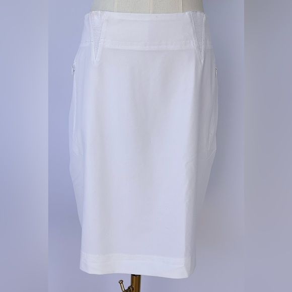 Birdee Sport Dresses & Skirts - Birdee Sport Golf Skirt A-Line Stretch Zip Pockets White Size 4